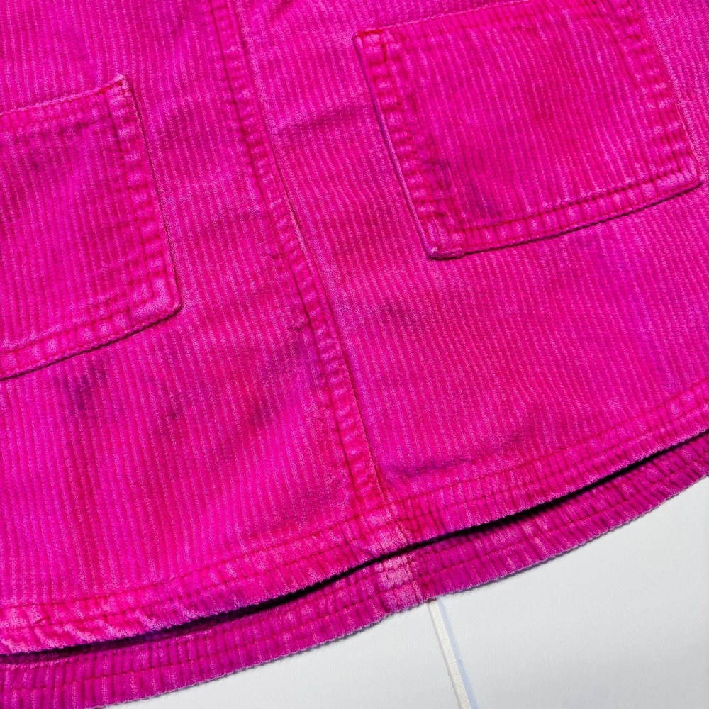 Vintage Teletubbies Embroidered Hot Pink Corduroy Overall Dress, Size 3T - Picture 9 of 15